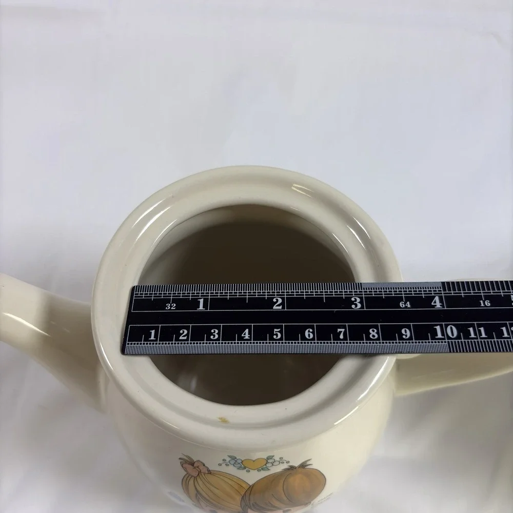Vintage 1994 Precious Moments Love One Another Teapot Enesco Stoneware w/ Box
